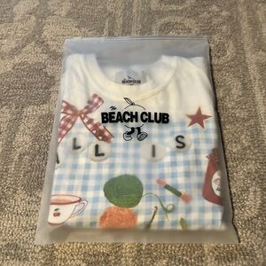 The Beach Club Fall Boxy Tee | S